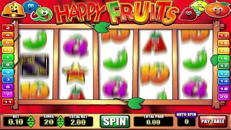 happy fruits slot machine